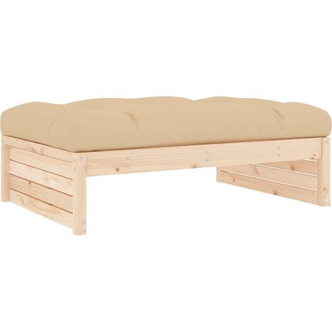 Maison Exclusive - Gartenhocker 120x80 cm Massivholz Kiefer