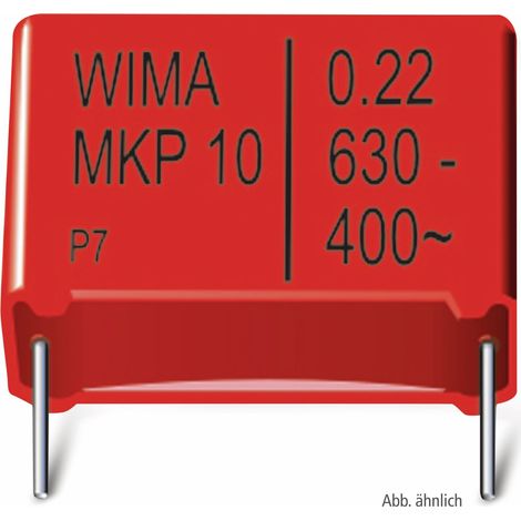 Condensateur à film WIMA, 0,022 µF, 1000V, radial, pas de 15 mm, MKP1O122204C00KSSD