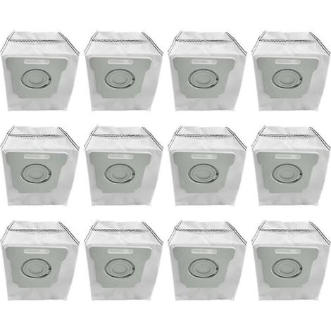 Paquete de 12 bolsas de carbón activado para aspiradoras robot I7+ I7 Plus I3 E5 E6 E7 S9 S9+ (1/5)