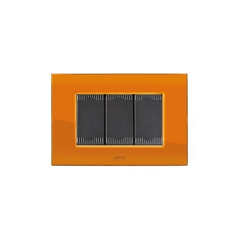 Placca Spring45 Ambra Brillante 3M ( AVE cod. 45PS03ARB )