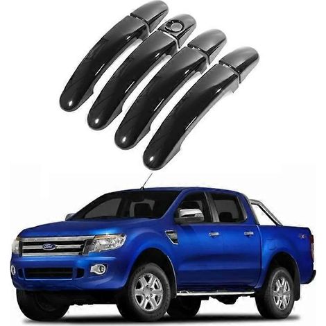Passend für Ford Ranger Everest (Baujahre 2012–2017), Türgriffabdeckung, Karosseriedekoration – Kohlefaser, 1 Loch (1/5)
