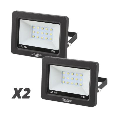 Lot de 2 Projecteurs à LED 10 watt 750 lumen IP65 mural (1/3)