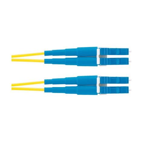 Panduit 1m OS2 LC Duplex câble InfiniBand et à fibres optiques Bleu, Jaune