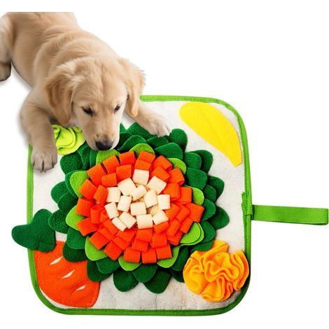 pis à renifler pour chiens - 30 cm - Durable - Encourage les compétences naturelles de recherche de nourriture et le soulagement du stress pour les chiots et les petits chiens (vert, 30 x 30 (1/5)
