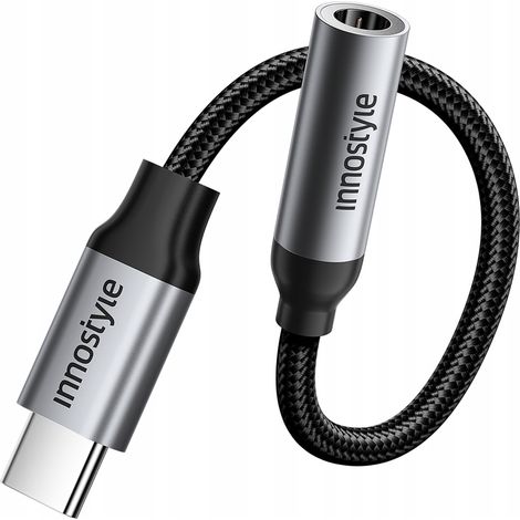 Cable adaptador AUX USB-C mini jack de 3,5 mm de Innostyle para Samsung DAC (1/5)