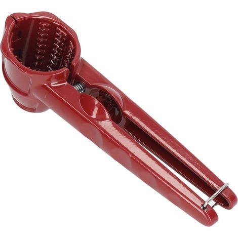 Nussknacker-Werkzeug, multifunktionaler roter becherförmiger Nussöffner aus Aluminium für Walnüsse, Kastanien und Melonenkerne (1/5)