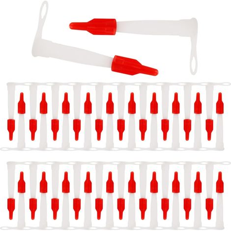 40-teiliges Set inklusive Glaskleberspitzen, Kunststoffdichtungsspitzen, Glaskleberzubehör und Zubehör für Dichtungswerkzeuge. (1/5)