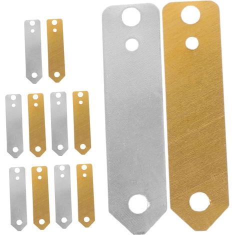 VICASKY 12 pièces Électrodes de Cobre et Zinc Tiras pour (1/5)