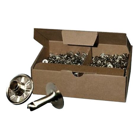 RIVETTI NICHELATI MASCHI/FEMMINE 3X6MM CONF. 1000 PZ