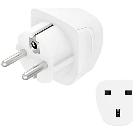 Hama 00223459 adaptador de enchufe eléctrico Tipo E/F híbrido Tipo G (RU) Blanco