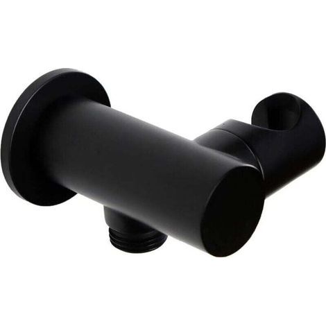 Curseur barre de douche, Support de pommeau de douche à main, douchette murale, coude de connexion (1/4)