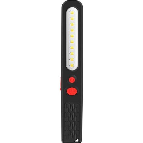 Lampe de Travail LED Rechargeable, Lumière combinée Double Couleur Lampe d'inspection 2 en 1 COB LED Torche Lampe avec Double Magnétique pour Auto Garage Atelier Camping Bricolage etc (1/5)