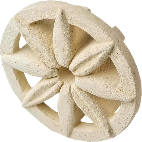 Stone Round Air Vent Grille for Tube Diameter 100 mm, Outdoor and Indoor Use, Handmade F003-10 (1/5)