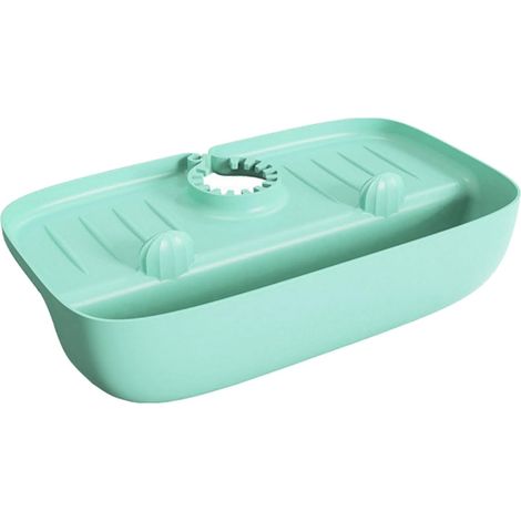 Évier Cuisine Accessoire Salle Bain Robuste PP Matériaux Robinets Gardes D'éclaboussures avec des Organisateurs Chiffons D'éponges Utilisés Quotidiennement (1/5)