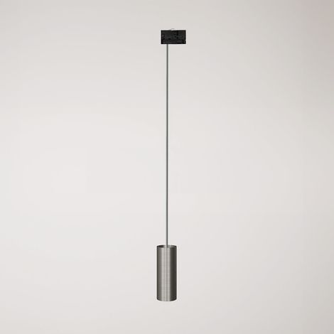 Creative Cables - Candeeiro suspenso com abajur Tub-E14 para calhas - lâmpada incluída