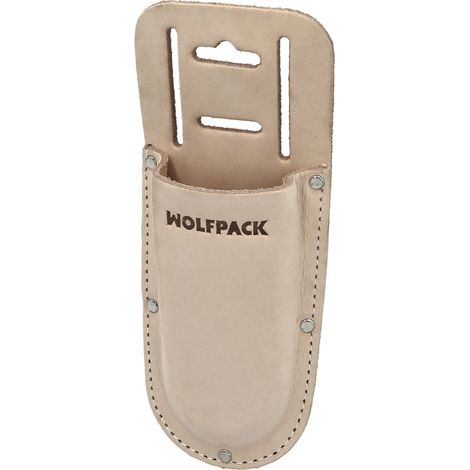 Fodero in pelle per forbici da potatura in pelle beige (1/5)