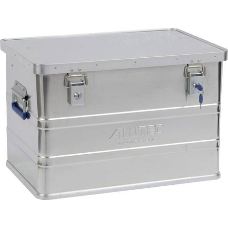 Alutec Classic scatola di immagazzinaggio in alluminio 68 litri argento (1/5)