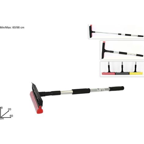 Lavavetri Tergivetro con Spugna Allungabile da 60 a 98 cm 3 Colori