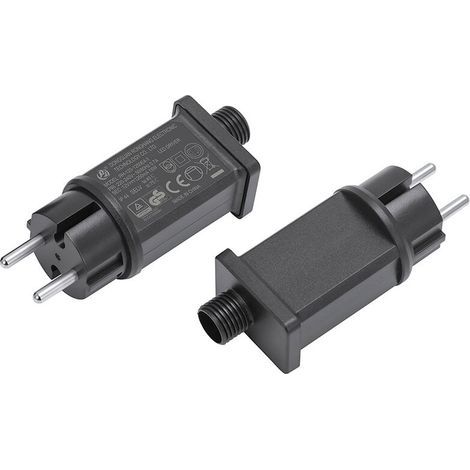 Transformateur LED 12V 15W – Étanche IP44 pour éclairage intérieur et extérieur – Courant 2500mA – Compatible guirlandes lumineuses (1/4)