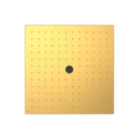 Pommeau de douche encastré au plafondAvec 2 types de jet Or Mat 24K - TRES 13495102OM