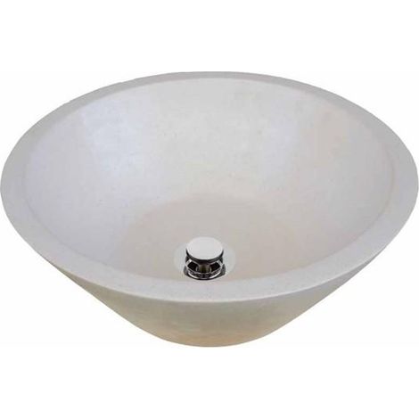 MOSAVIT TIMOR Lavabo Sobre Encimera De Cemento Beige - ref: MSV-TIMORB