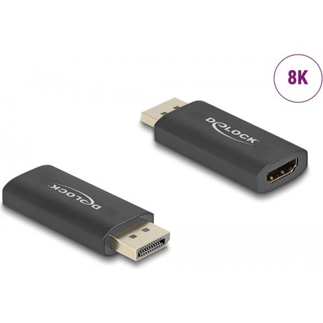 Delock Adaptador DisplayPort 1.4 activo a HDMI 8K con funciÃ³n HDR