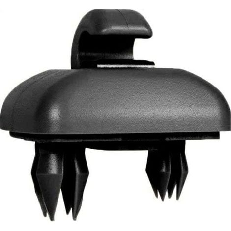 Support de crochet de pare-soleil de voiture de remplacement pour Audi A1 A3 A4 A5 Q3 Q5 (8E0 857 562) A7 B6 B7 B8 S4 S5, noir (1/3)
