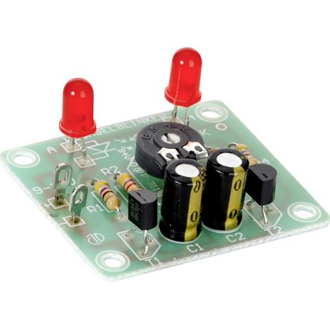 Conrad Components HB 68.1 Blinklicht Bausatz Ausführung (Bausatz/Baustein): Bausatz 9 V/DC, 12 V/DC (1/4)