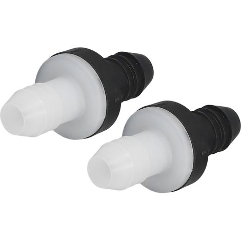 Stück Rückschlagventile 3/8 Zoll 10 mm Kunststoff 1-Wege-Wasser-Rückschlagventil für Luftkompressoren, Aquariumpumpen, Kraftstoffe, Gase, Flüssigkeiten, Luft CDAV6 (1/5)