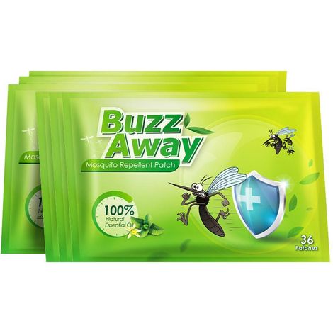 36 Autocollants Anti-Moustiques à l'Huile Essentielle Naturelle, Répulsif pour Intérieur, Extérieur et Voyage (1/5)