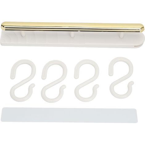 Porte-Vêtements Rétractable Mural - Support Extensible ABS - Pour Cuisine Salon Salle De Bain - 1 Pièce (1/5)