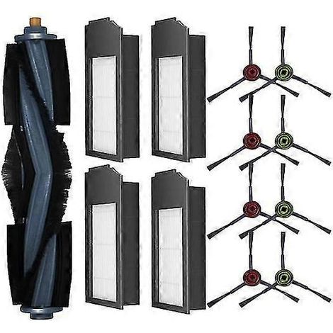 Kit d'accessoires de rechange compatible avec les aspirateurs robots Ecovacs X1 Omni, X1 Turbo et X1 Plus (cadeau idéal pour les mamans) (1/4)