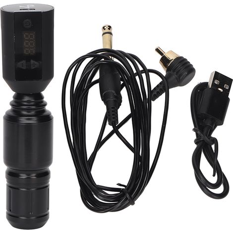Machine à tatouer rotative professionnelle WR21-3 avec alimentation sans fil 1500mAh pour artiste tatoueur débutant (1/5)
