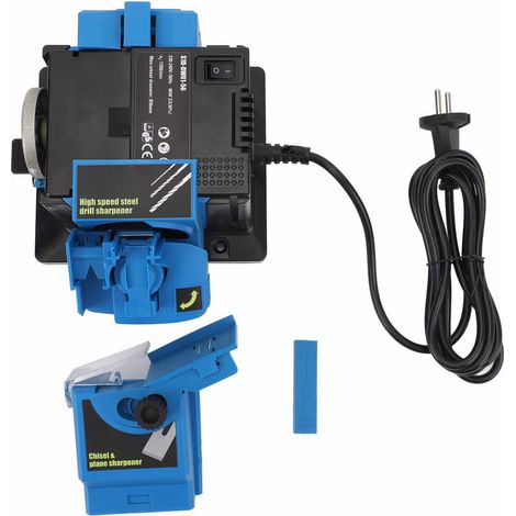 Affilatore per scalpelli da trapano, trapano elettrico, smerigliatrice per utensili fai-da-te per affilare scalpelli da taglio domestici, 96 W 1350 giri/min con angolo superiore di 130°. (1/5)