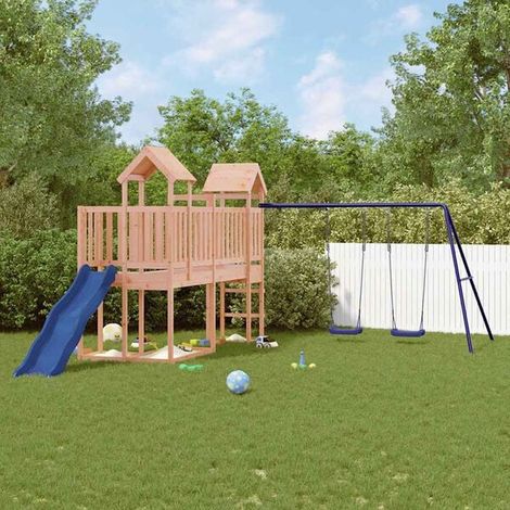 Balançoire enfant : Jeu d'extérieur avec balançoires, trapèze et corde à disque jeu extérieur enfant, aire de jeu jardin, balançoire enfant , pour jardin, usage domestique , enfant 3-8 ans (1/5)