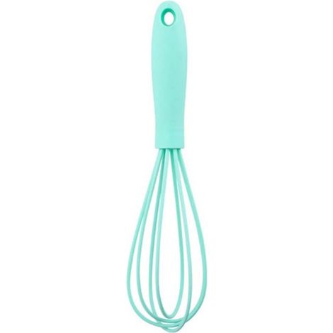 Egg Beater Silicone Whisk Manual Egg Beater Egg Beater Egg Beater Easy to Clean Egg Beater Milk Frother Kitchen Baking Gadget (Color : Green)