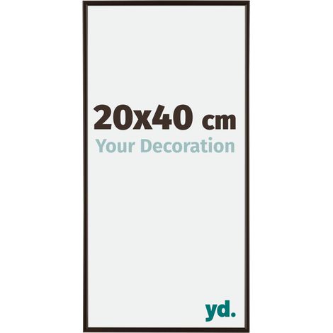 yd. - Cadre photo 20x40 - Anthracite - Plastique - Evry