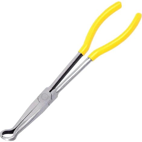 Pince à long manche haut de gamme de 11 pouces - dotée d'une conception de mâchoire annulaire sécurisée, d'une poignée antidérapante et également adaptée à l'entretien des moteurs. (1/5)