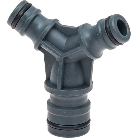 Raccordo a T per connettori di impianti di irrigazione da giardino, colore nero, codice YM5603