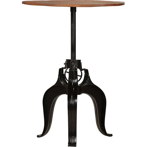Maison Exclusive - Table de bar Bois de récupération massif 75x(76-110) cm (1/5)