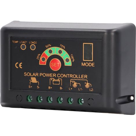 Solarladeregler 15A Solarmodul-Laderegler für neue Energieerzeugungssysteme 12V 24V (1/5)