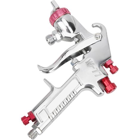Pistolet à peinture professionnel, 6,8 bar, 200-240 ml/min, godet inférieur, G1/4 universel, buse de 2,5 mm.