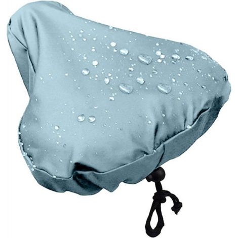 Housse De Selle De Velo - Impermeable Pvc - Avec Cordon De Serrage Et Bord Elastique - Pour Velo Urbain Vtt Enfant - 27 X 24 Cm - 2 Pieces (1/4)