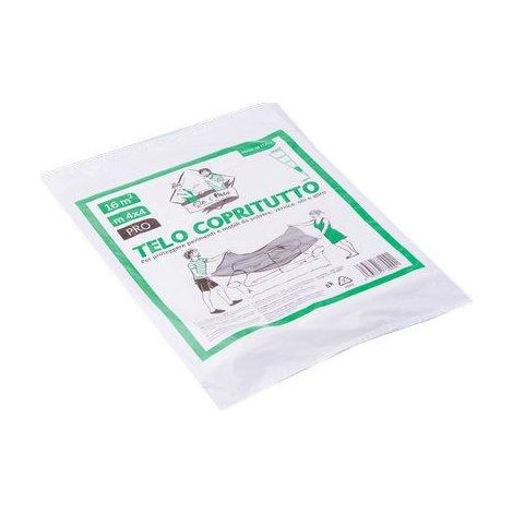 TELO COPRITUTTO PE ALTA DENSITA ELEPACKING - MT 4X4 GR 100 CA- 120 pezzi