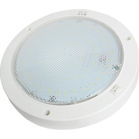 Plafonnier 12v RV marine DC LED luminaires 9W surface ronde montée avec interrupteur