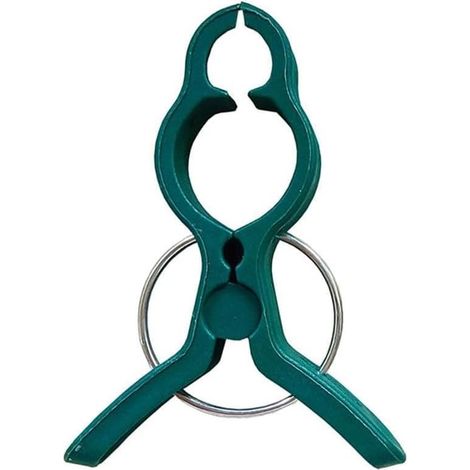 CCYKXA  Pack of 50 secure plastic plant clips for climbing plants, garden support clips with snap-on design, reusable and weather-resistant, green (1/3)