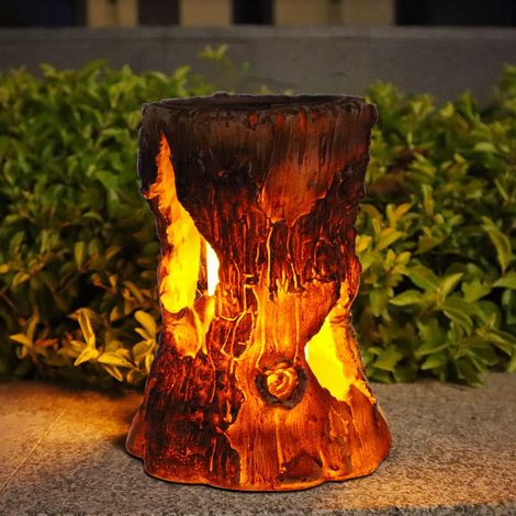 Lanternes solaires d'extérieur - Lampes torches à bois, lampes solaires-AquaForge (1/5)