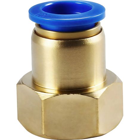 Raccord de tuyau pneumatique (PCF-4mm) Filetage M5 3/4" 1/2 voies, raccords rapides (1/5)