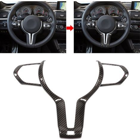 Volante in fibra di carbonio ABS per BMW M2 M3 M4 M5 X5M - Compatibile con telaio F (1/5)