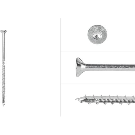 Vis pour panneaux d'aggloméré Galvanisé 6 x 140 mm Torx 30
